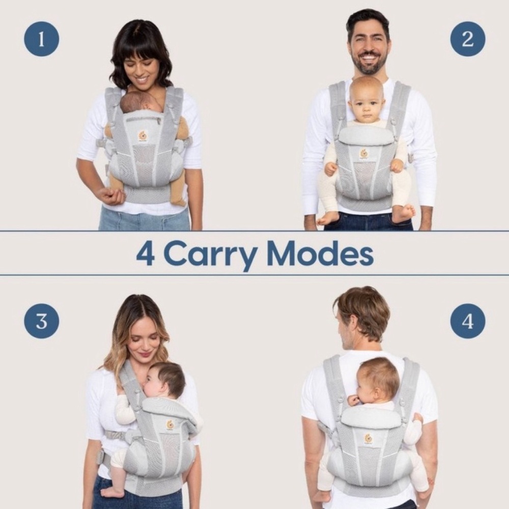 Ergobaby Omni Breeze - graphite gray - Picture 3 of 5